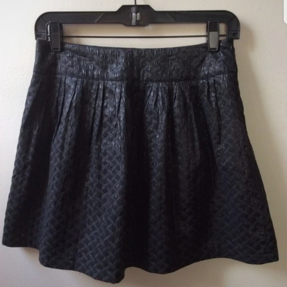A-Line Black Mini Skirt